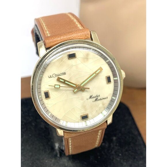 Jaeger-LeCoultre Master Mariner Watch Vintage Swiss Automatic 34mm 10k GF Case - Picture 14 of 15